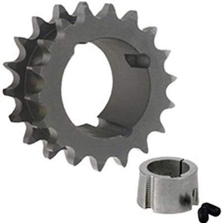 Dodge Industrial Roller Chain Sprocket, 80 Chain, 18 Teeth, 2 Row of Teeth DS80ATL18H-2517